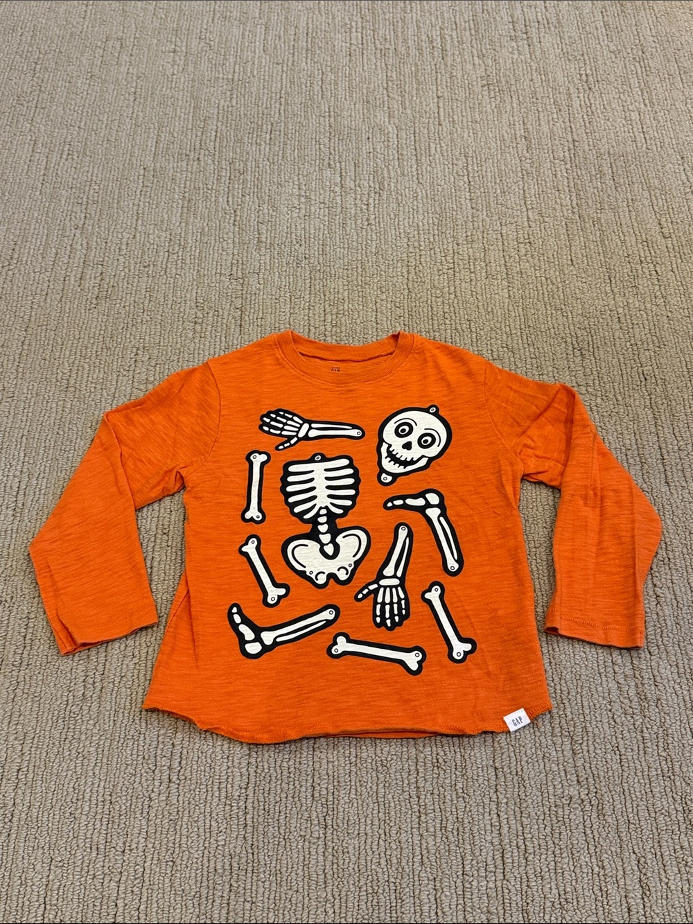 Gap Graphic Glow Skeleton Halloween Tee
